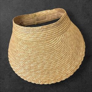 Preston & York Straw Visor Women’s Hook And Loop Closure Adjustable One Size